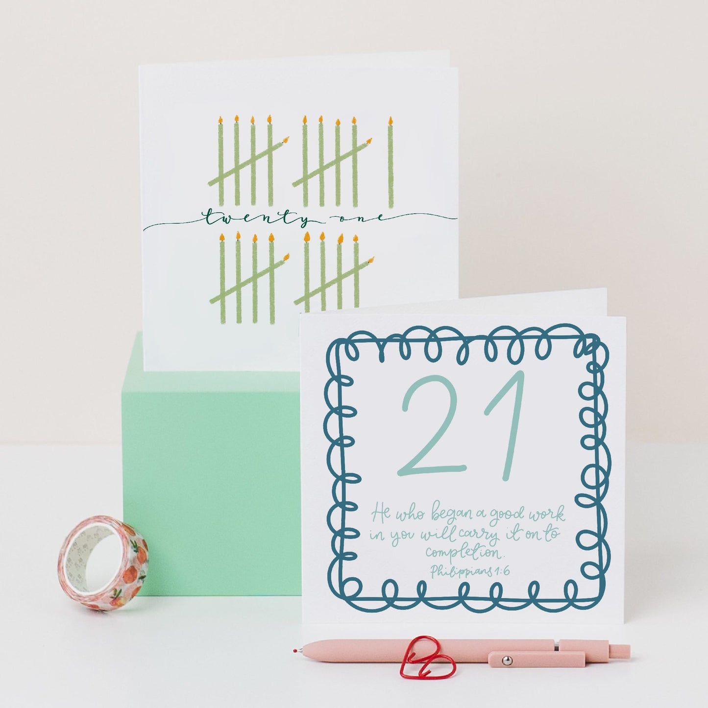 21st Birthday Card - Tally of Candles And Hope Designs Cards
