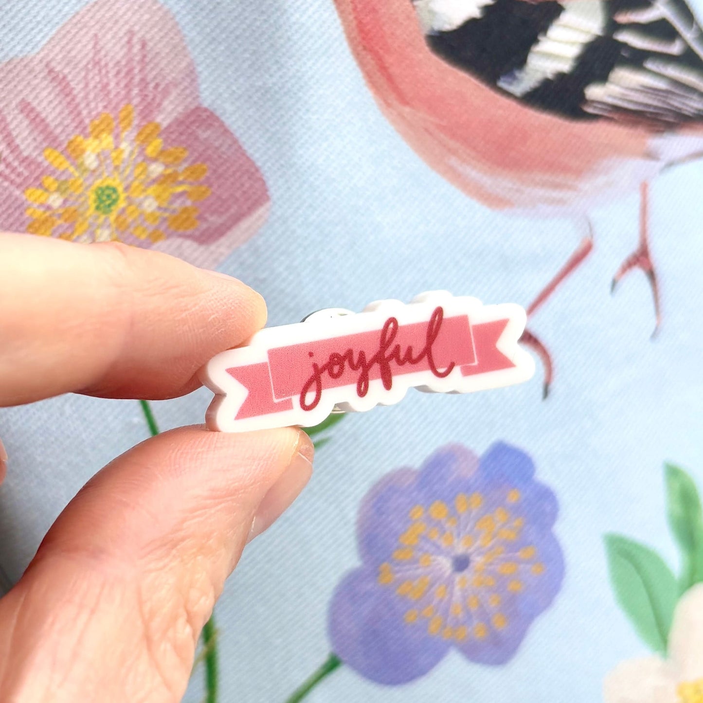 Acrylic Pin Badge - Joyful And Hope Designs Acrylic Pin Badge