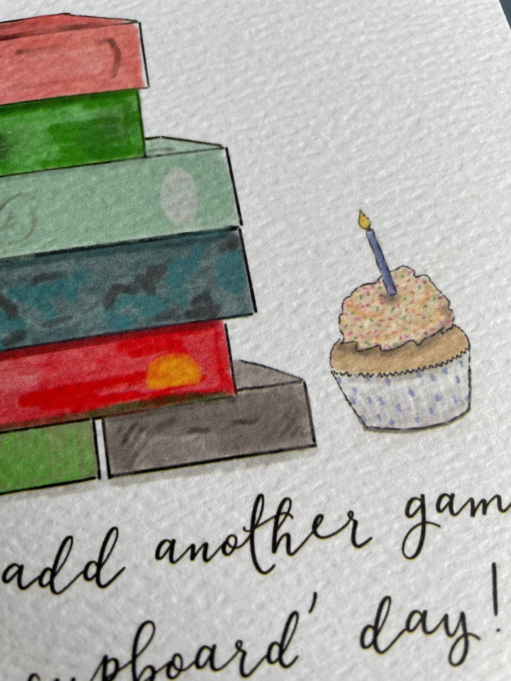 Board game birthday card Cards And Hope Designs   