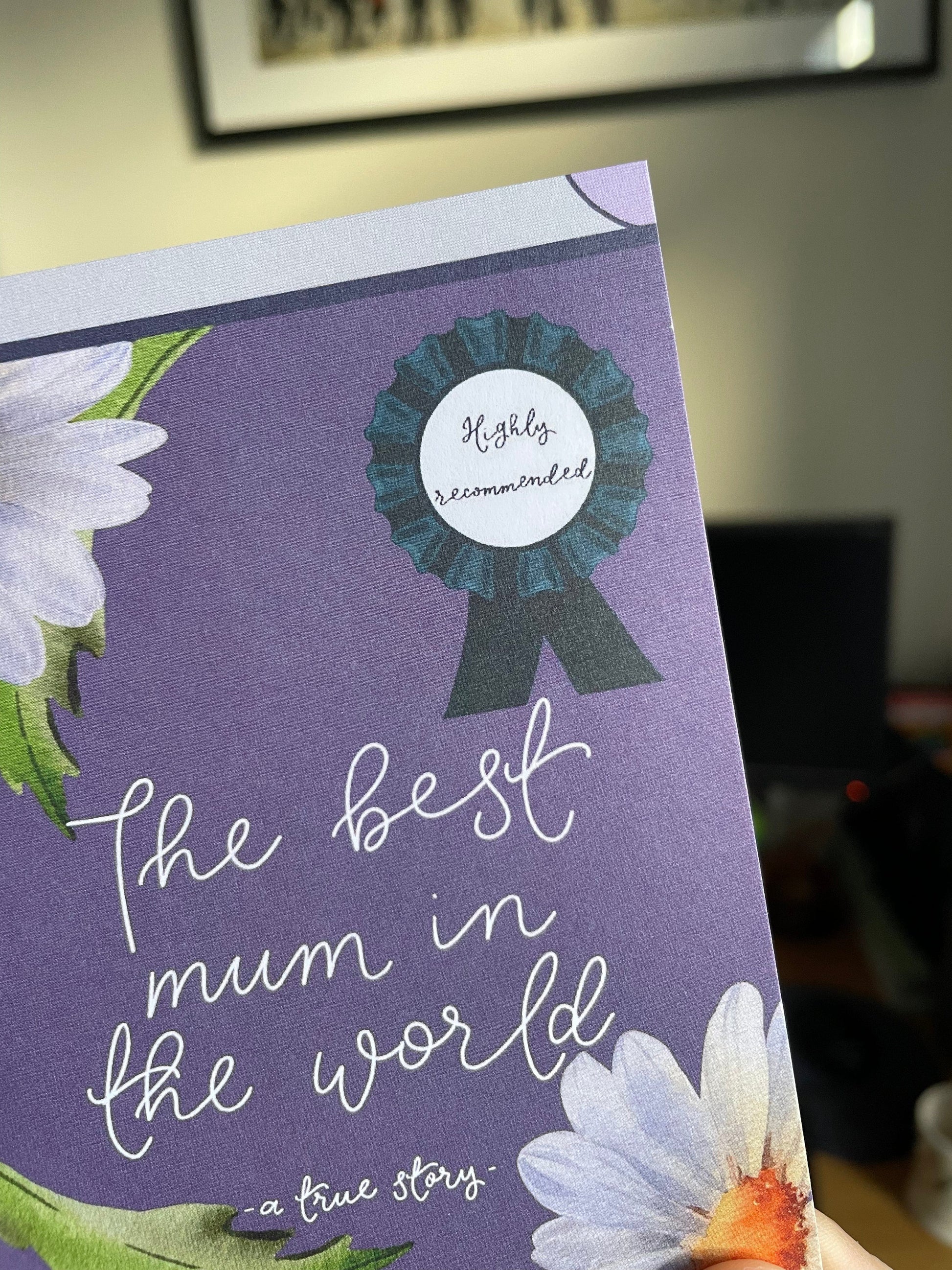 Book greeting card - Best mum - a true story Cards And Hope Designs   
