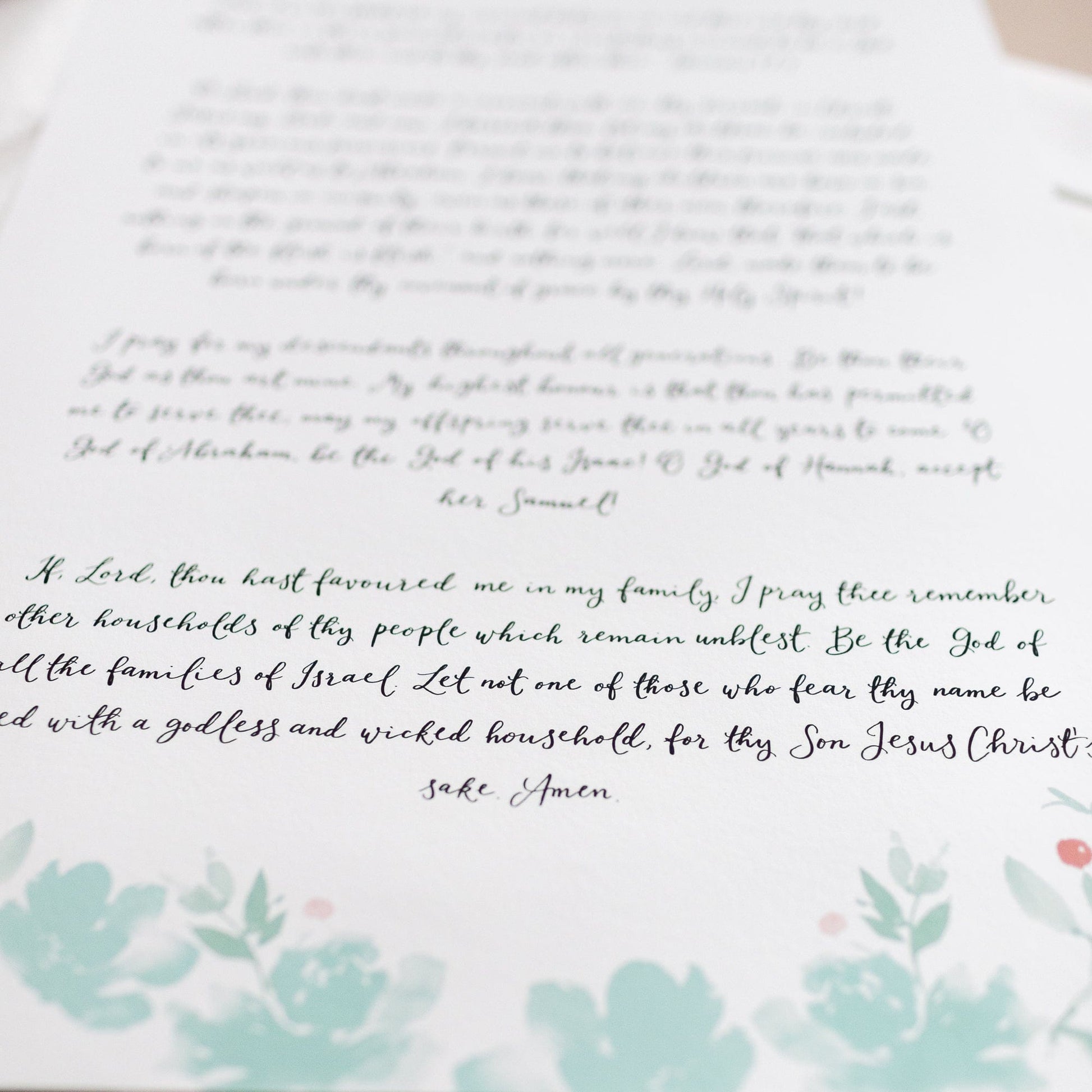 Custom Hand Lettered Print Originals And Hope Designs   