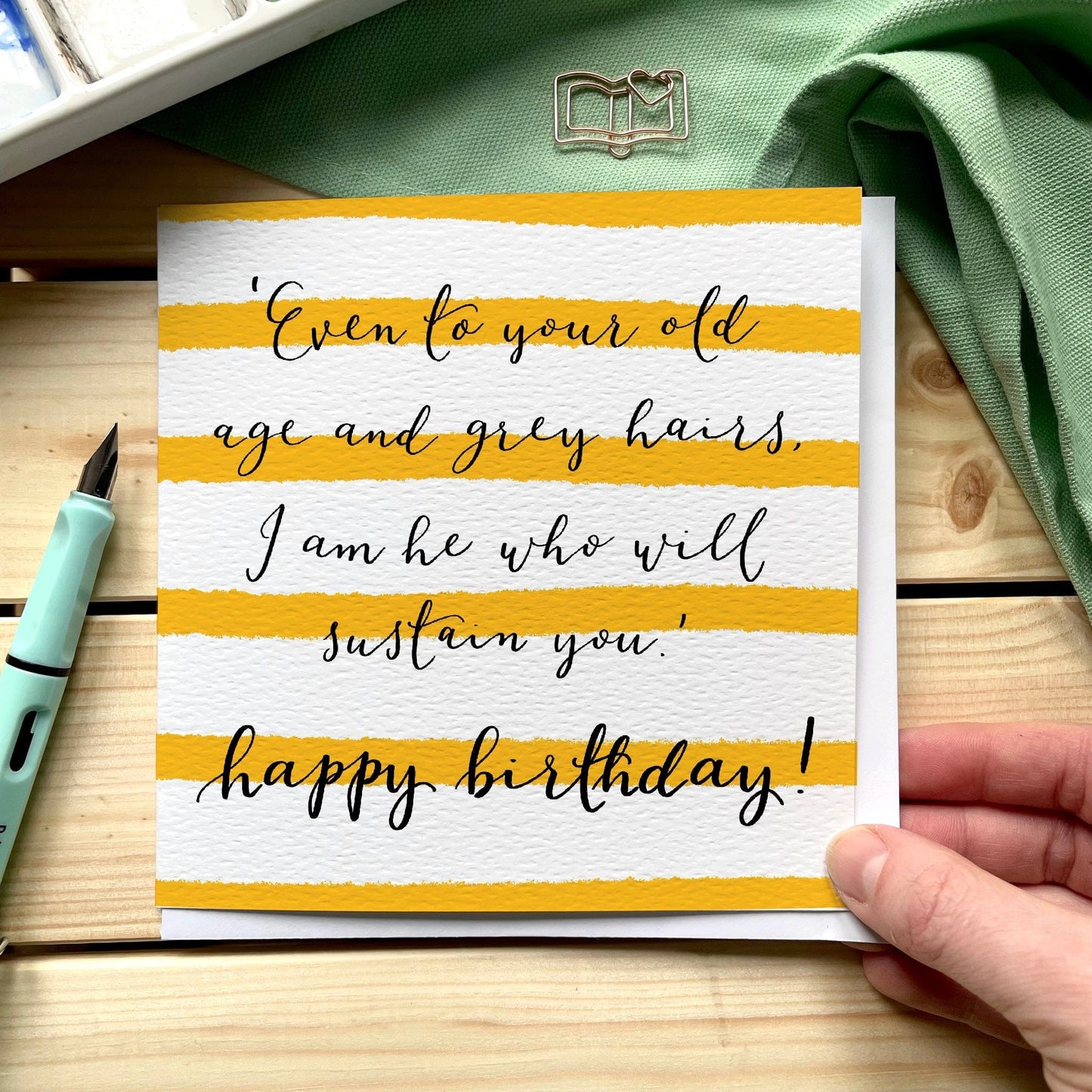 Isaiah 46:4 Christian Birthday Card Cards And Hope Designs   
