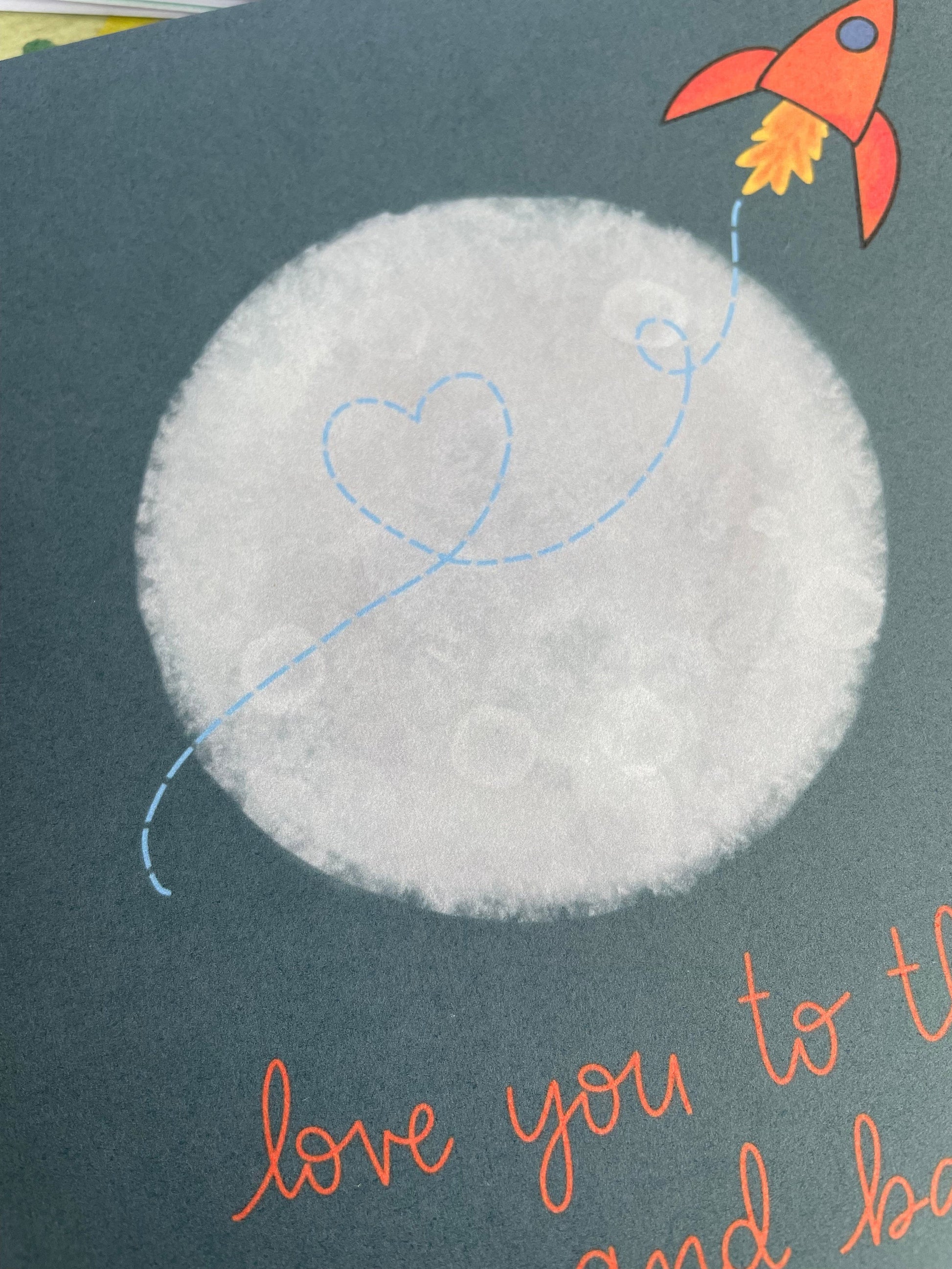 Love you to the moon and back card Cards And Hope Designs   