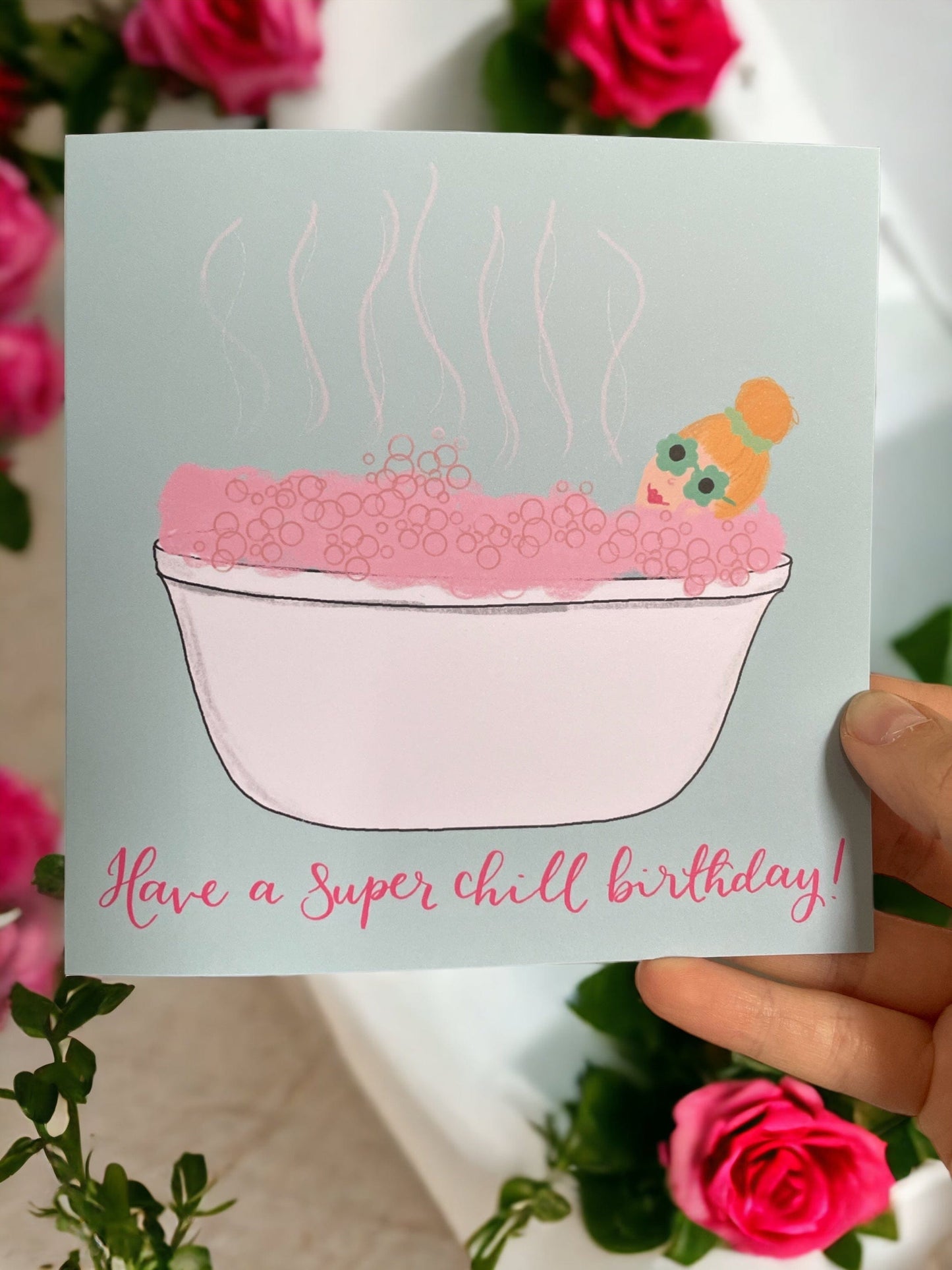 Super chill birthday card  And Hope Designs   