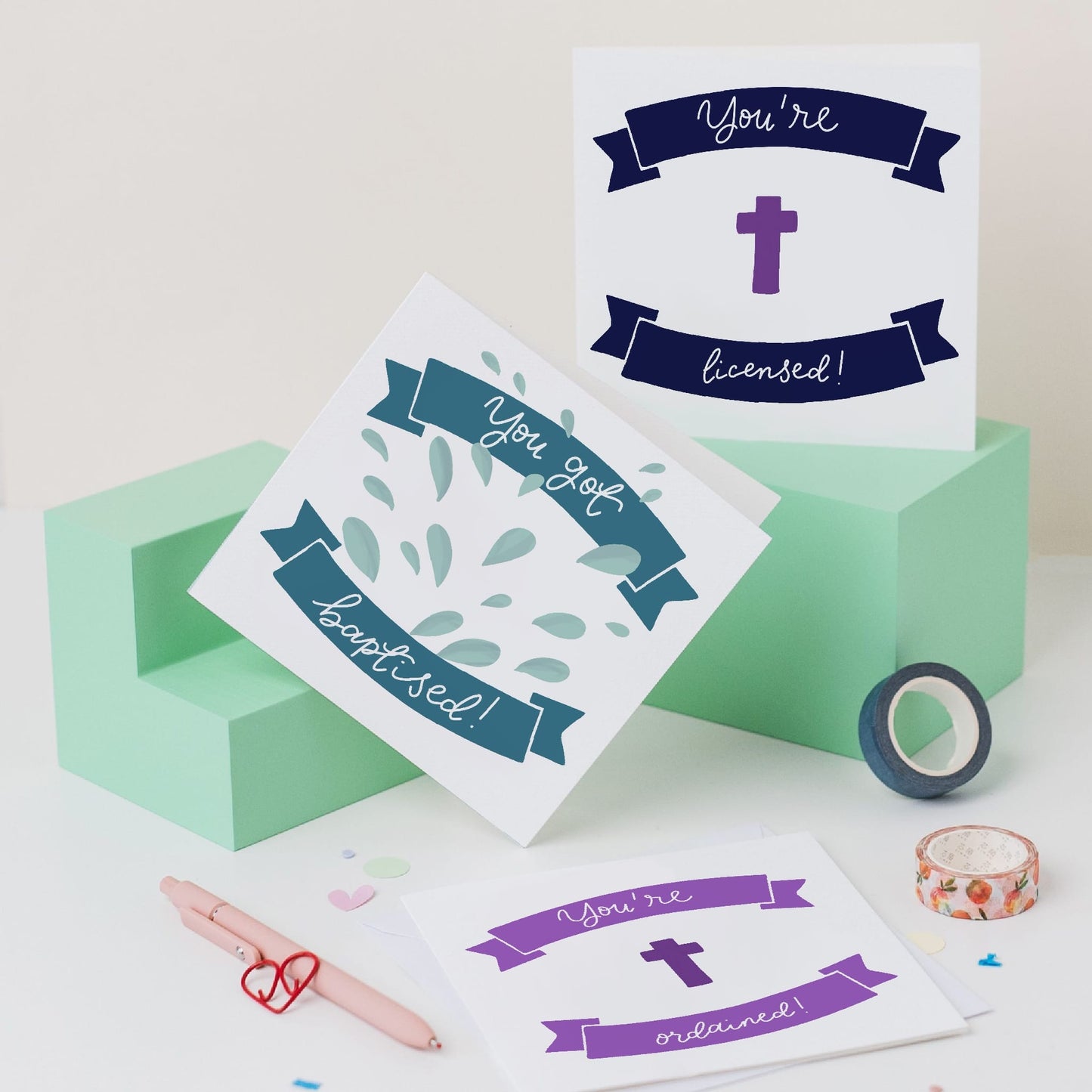 Baptism Card - You Got Baptised! And Hope Designs Cards