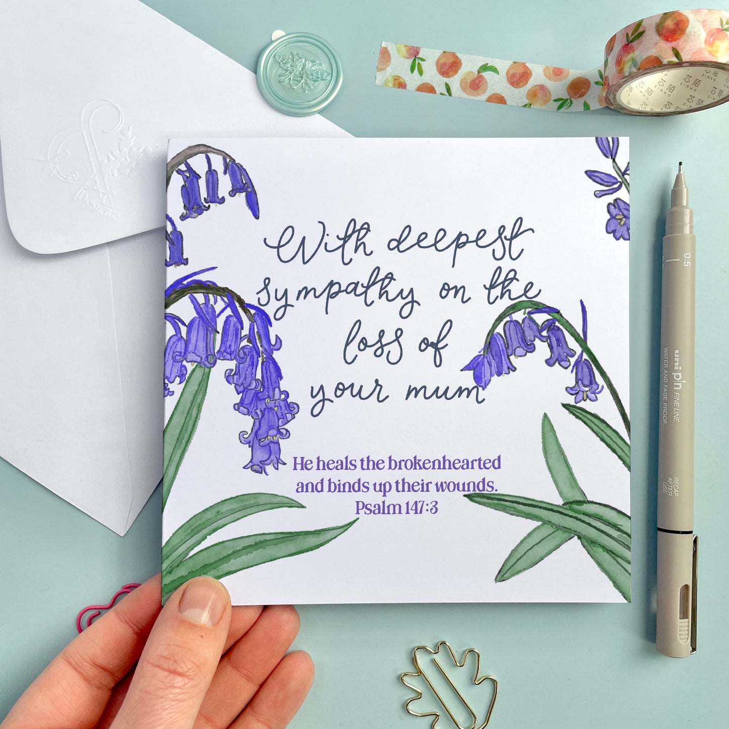 Christian Sympathy Card For Loss of Mum And Hope Designs Cards