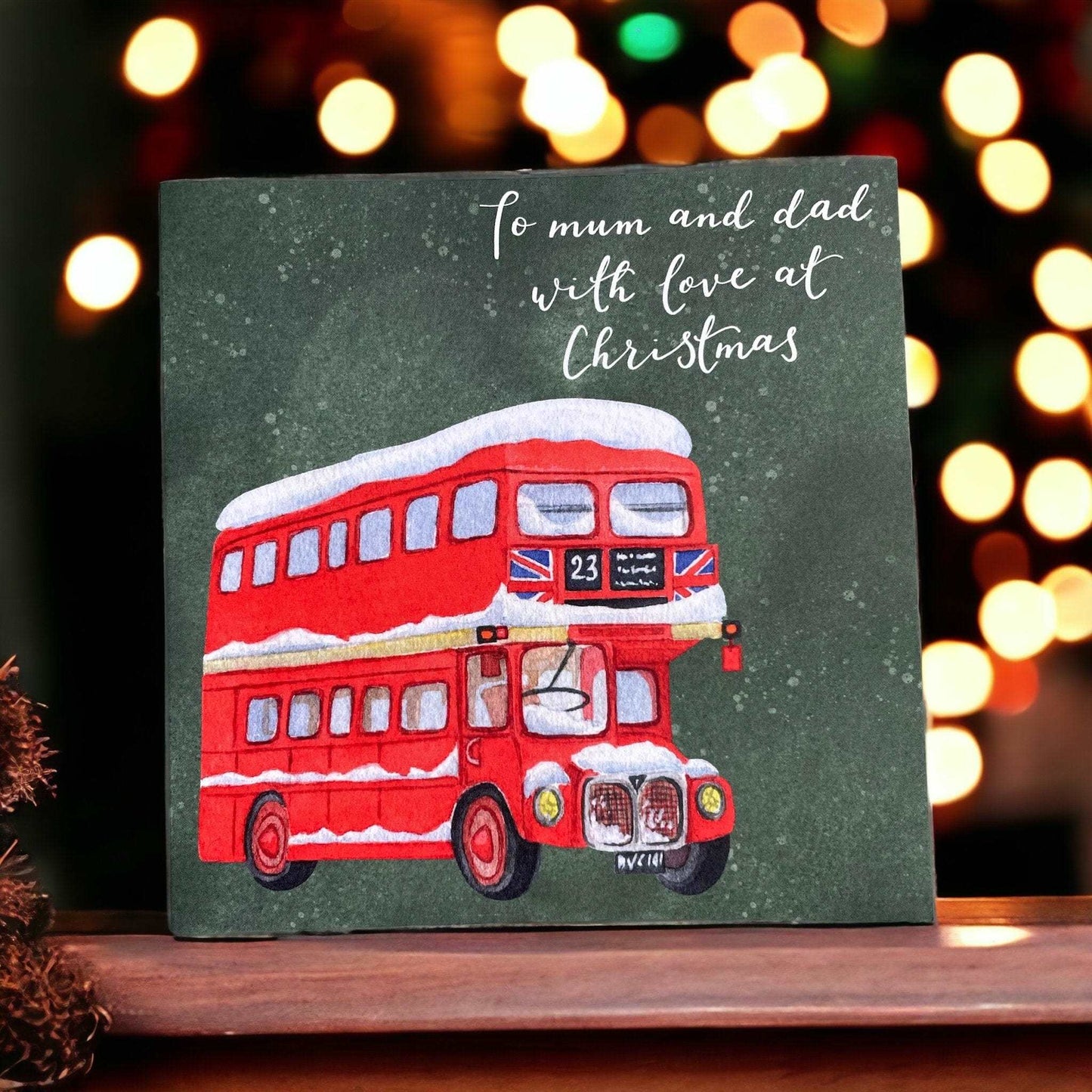 Christmas card for mum and dad And Hope Designs Cards