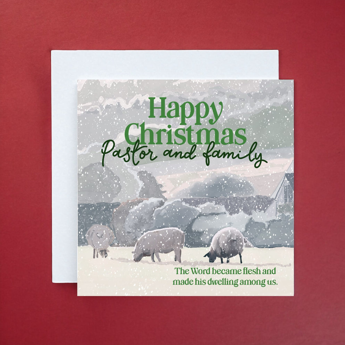 Christmas Card - Pastor And Family And Hope Designs Cards