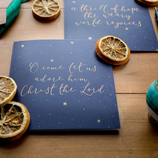 Christmas cards - Christian carols And Hope Designs Cards