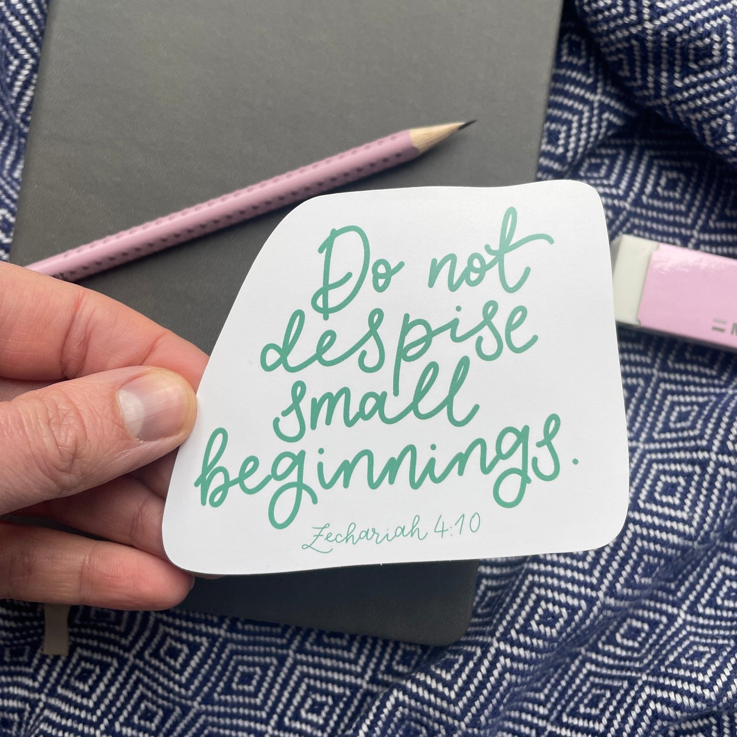 Do not despise small beginnings vinyl sticker And Hope Designs stickers