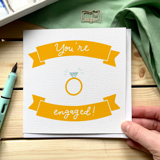 Engagement Card - You’re Engaged Ring And Hope Designs Cards