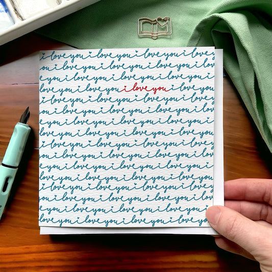 I Love You Card And Hope Designs Cards