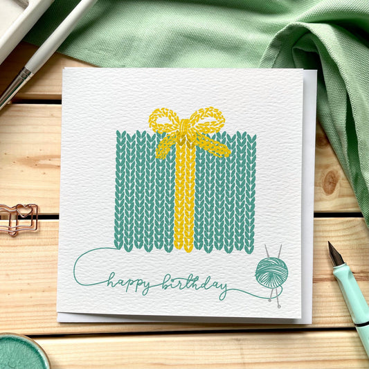 Knitter’s Birthday Card And Hope Designs