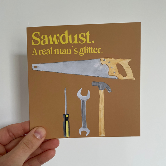 Sawdust glitter card And Hope Designs Cards