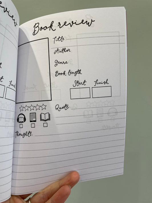 SECONDS - Blush Pink Reading Journal And Hope Designs