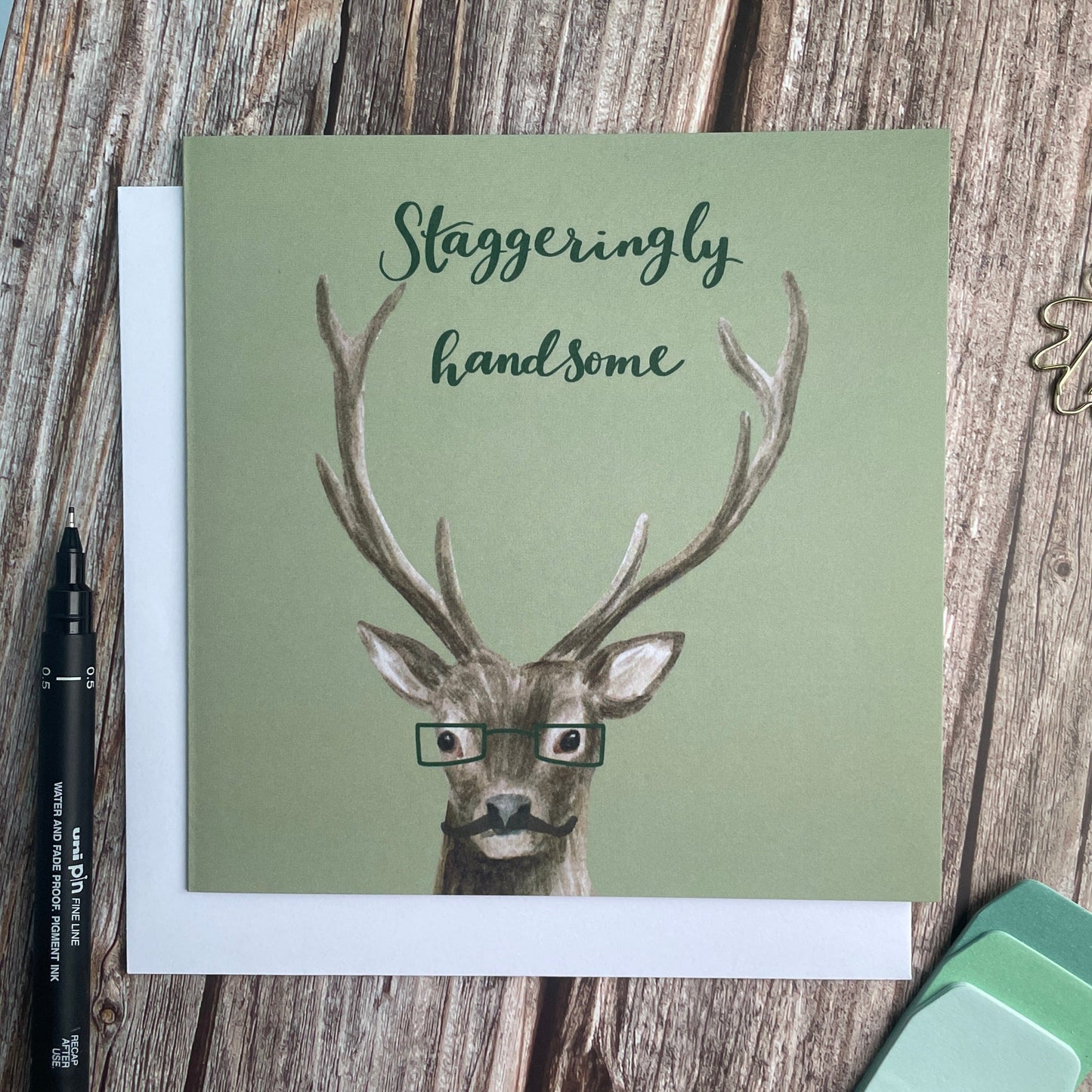 Staggeringly Handsome Card And Hope Designs Greeting & Note Cards