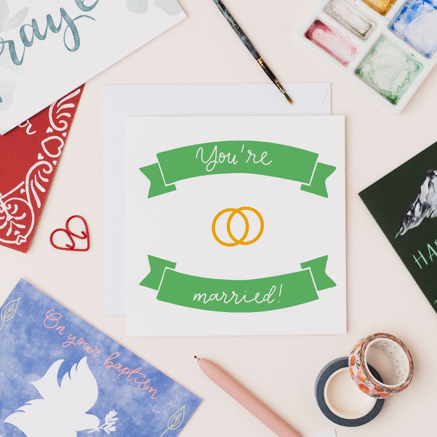 Wedding Card - You’re Married! And Hope Designs