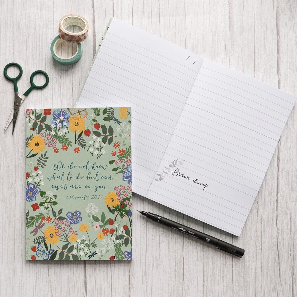 A5 Floral prayer journal Notebook And Hope Designs   