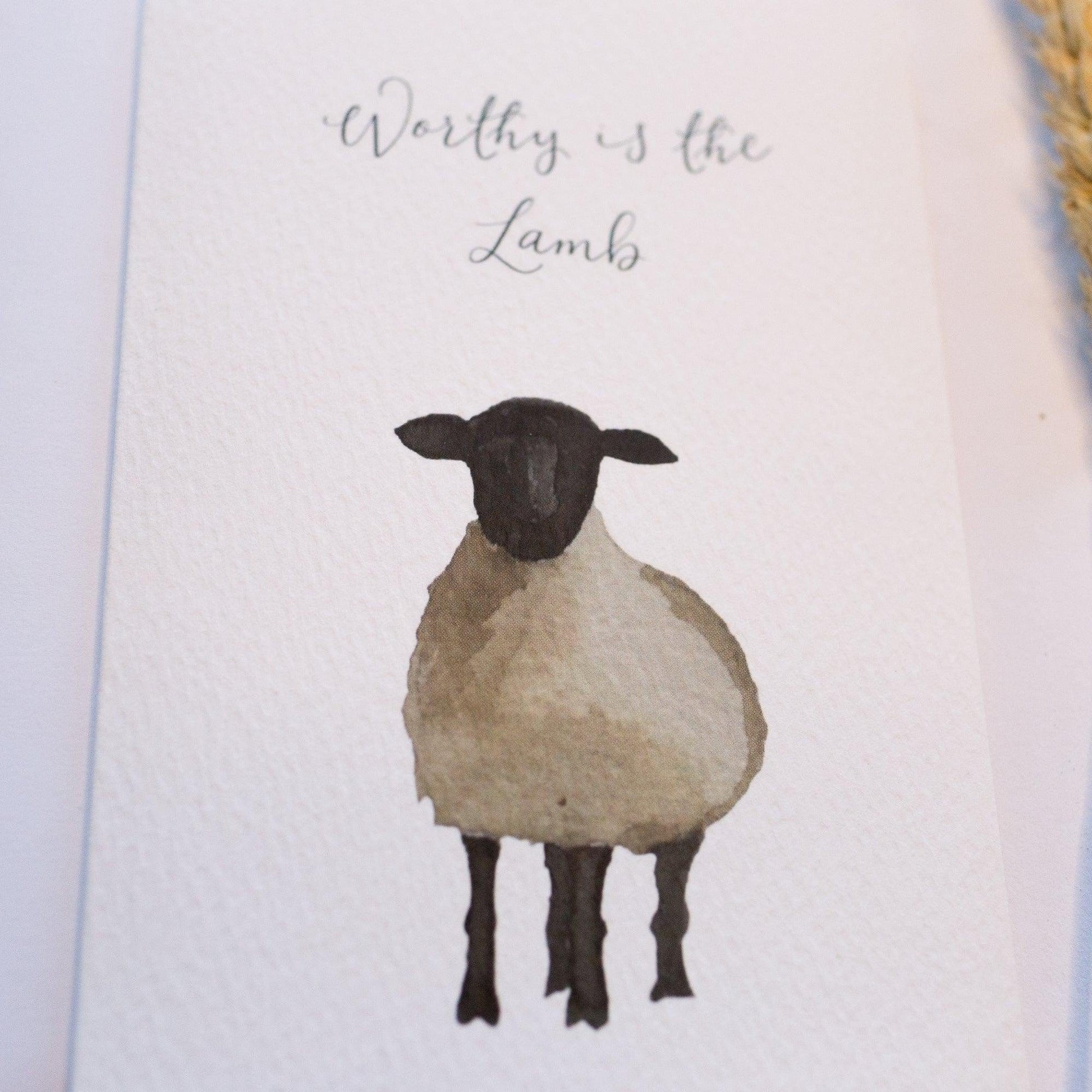 Easter Worthy is the Lamb card Greeting & Note Cards And Hope Designs   