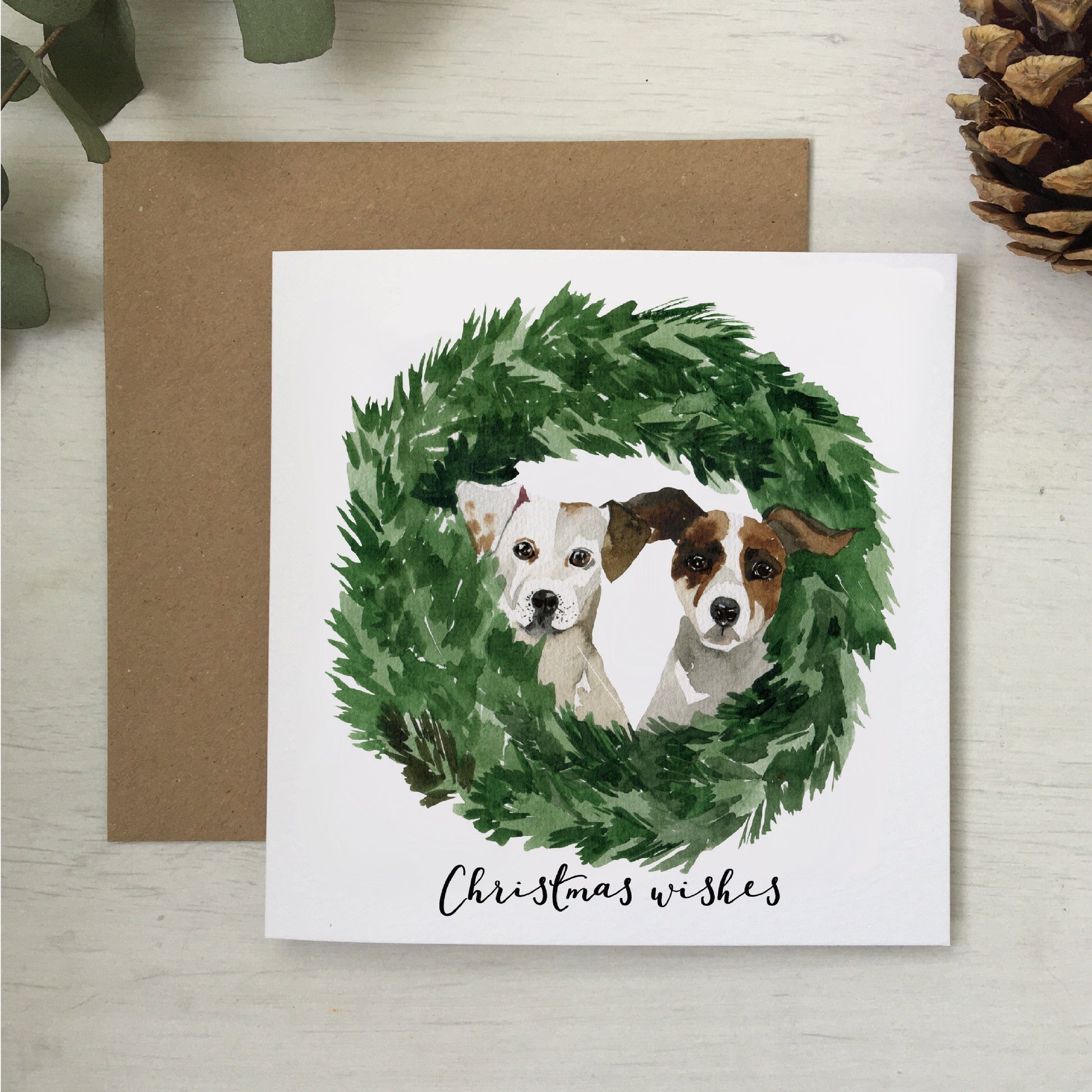 Happy Christmas card from the dogs Cards And Hope Designs   
