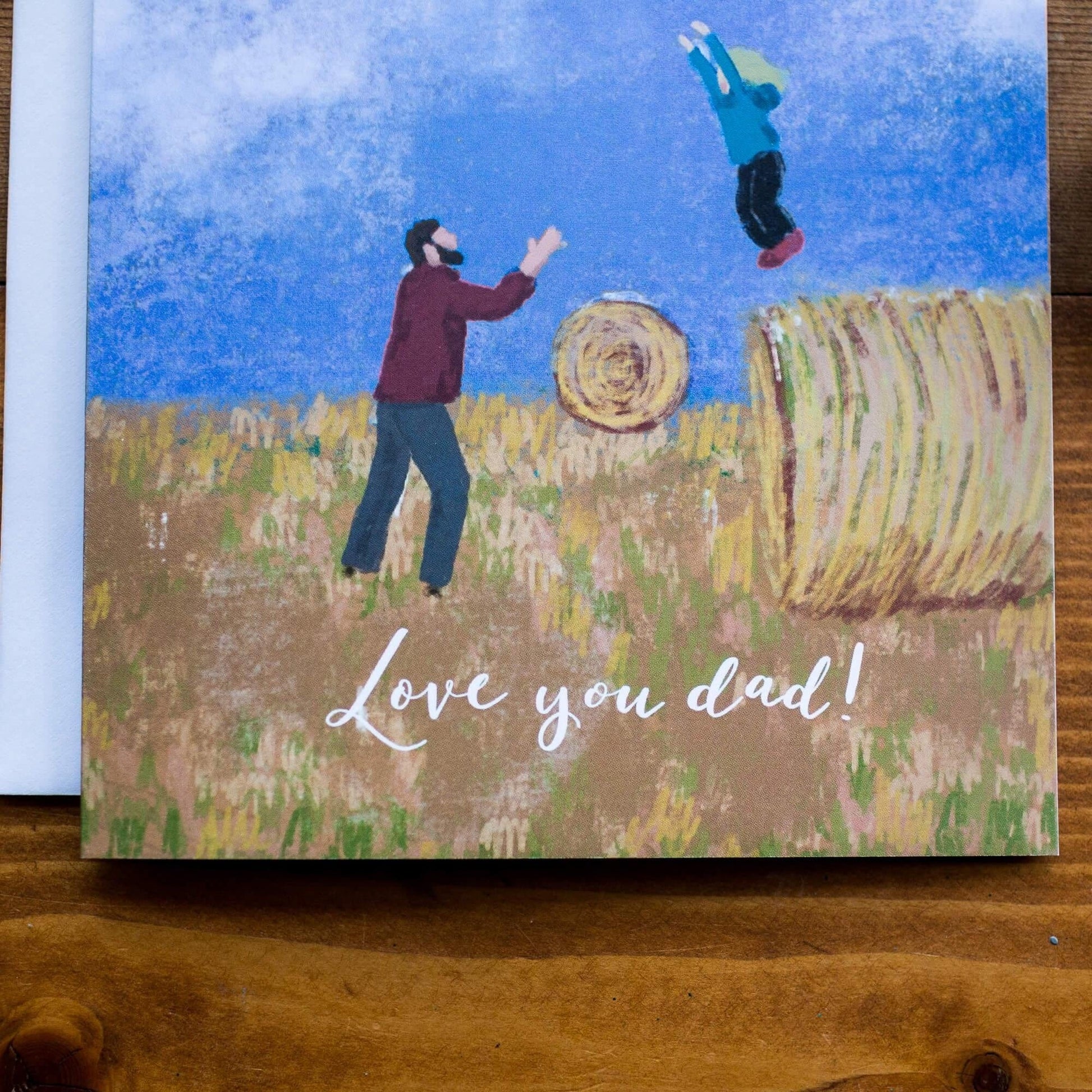 Love you dad illustrated card Greeting & Note Cards And Hope Designs   