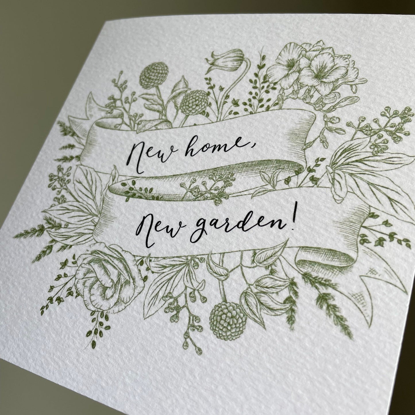 New home, new garden card Greeting & Note Cards And Hope Designs   