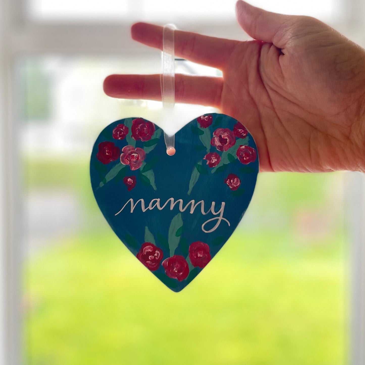 Painted ceramic heart - Mother’s Day Baubles And Hope Designs   