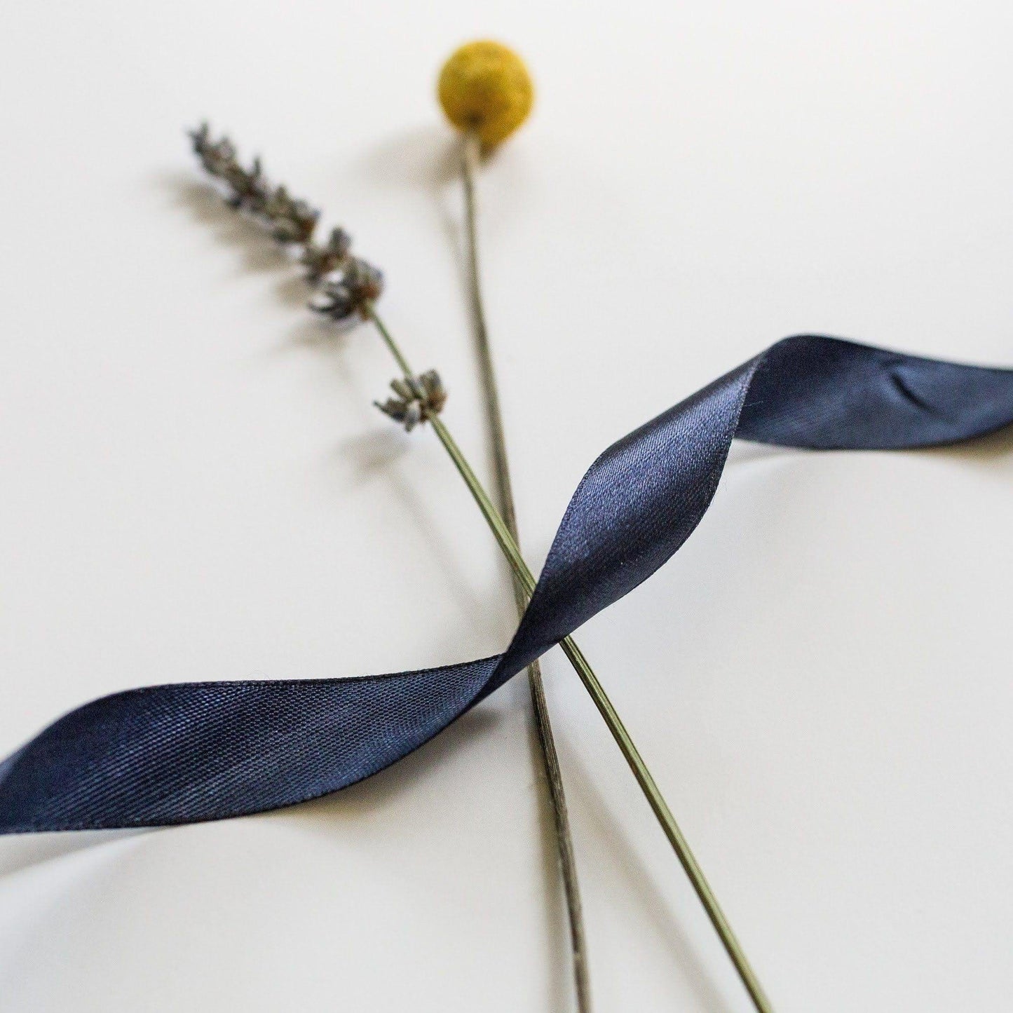 Satin ribbon spools Ribbon And Hope Designs Navy blue  
