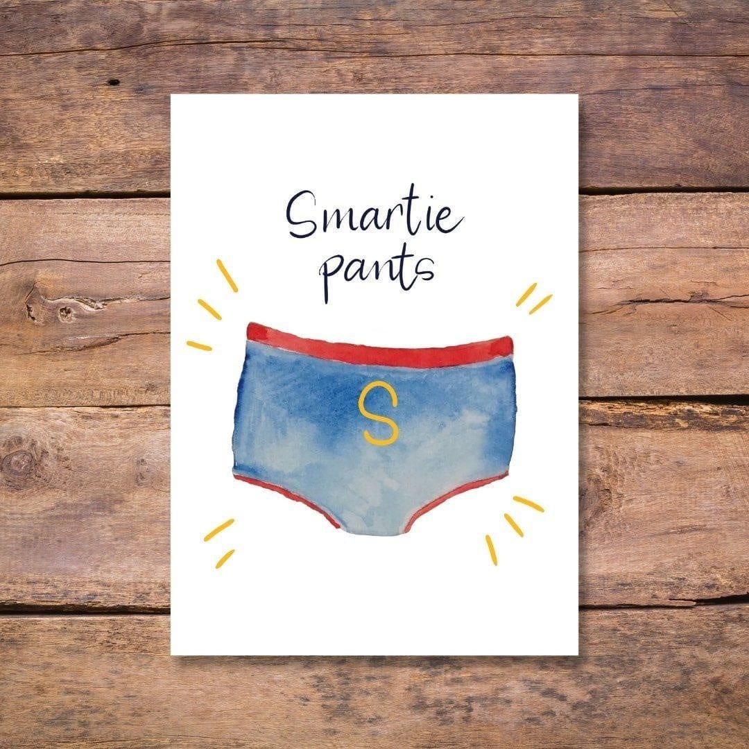 Smartie pants fun card Cards And Hope Designs   