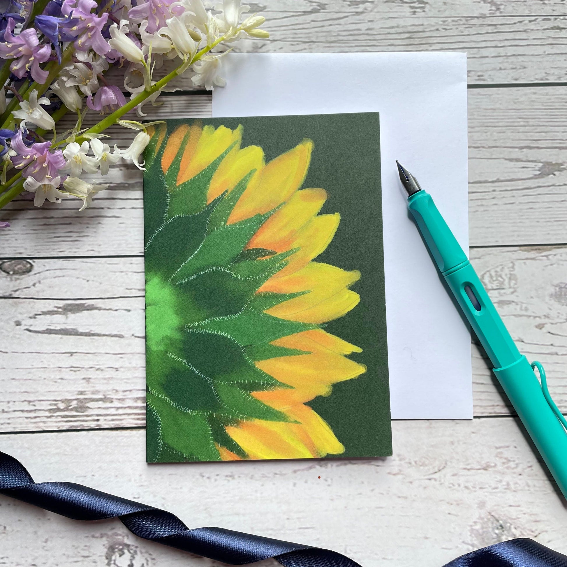 Sunflower greeting card Cards And Hope Designs   