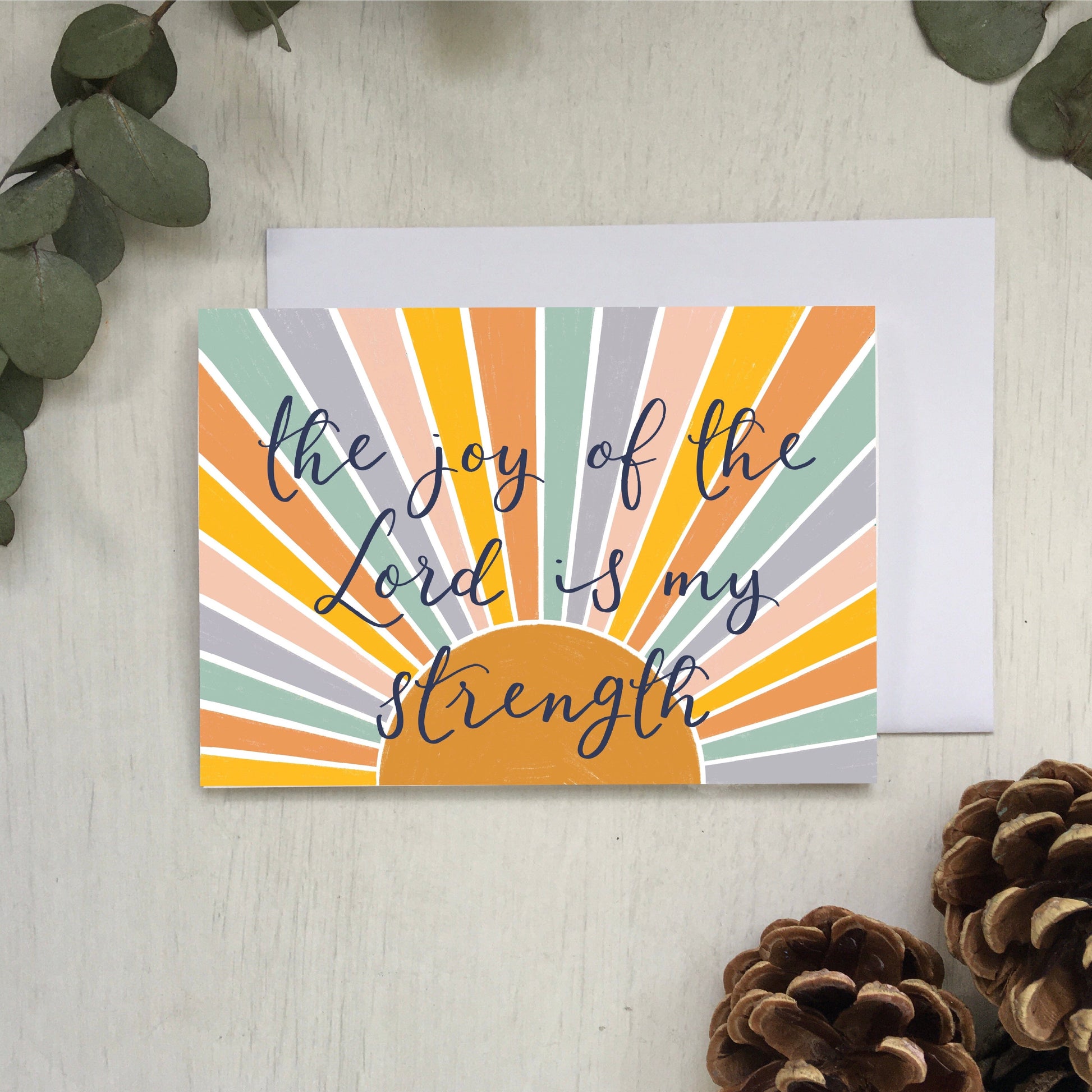 The joy of the Lord is my strength card Cards And Hope Designs   