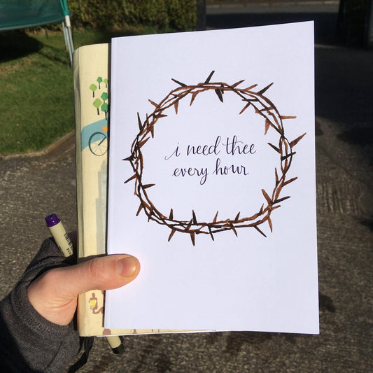 I Need Thee A5 Lined Notebook And Hope Designs Notebook