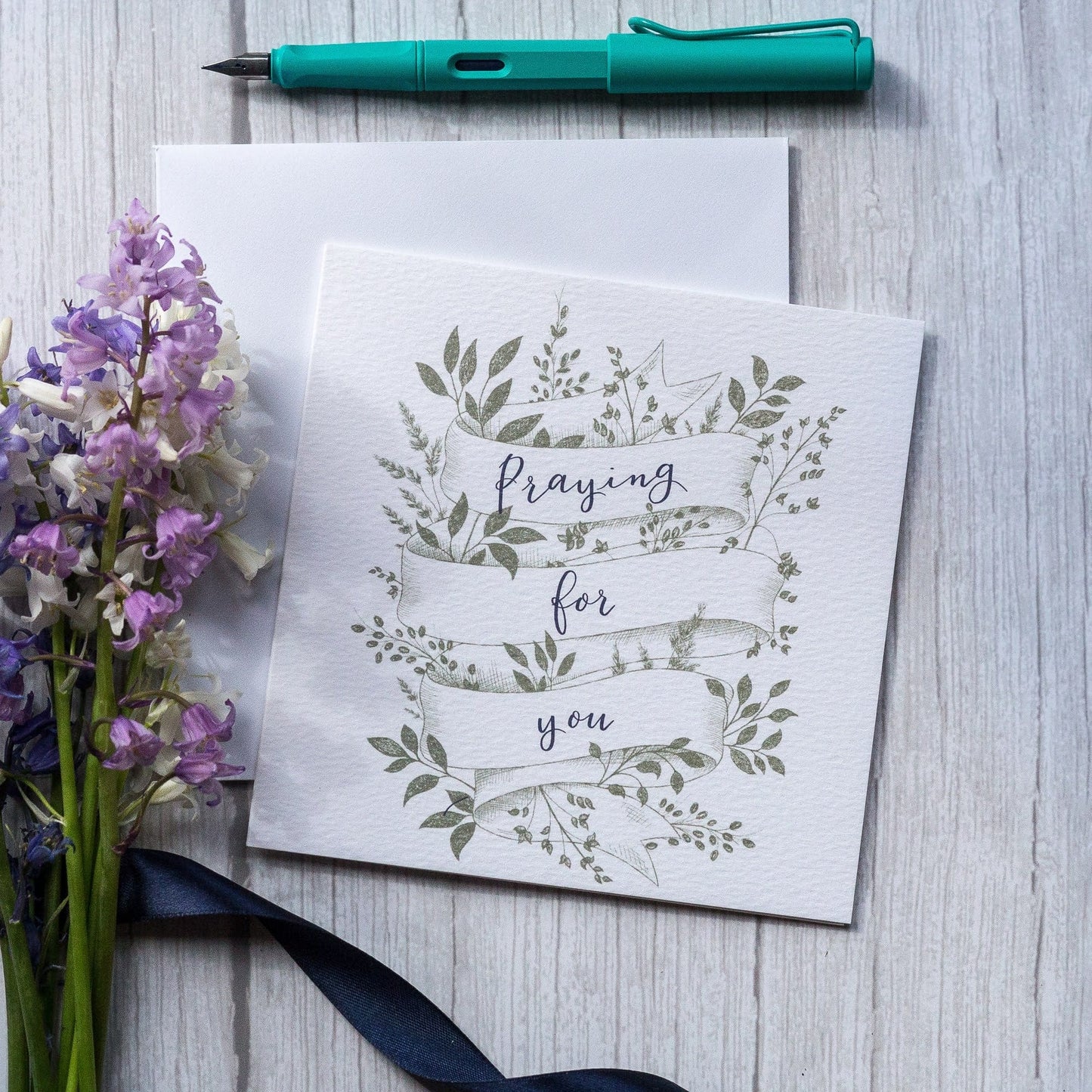 Praying for you floral card And Hope Designs Greeting & Note Cards