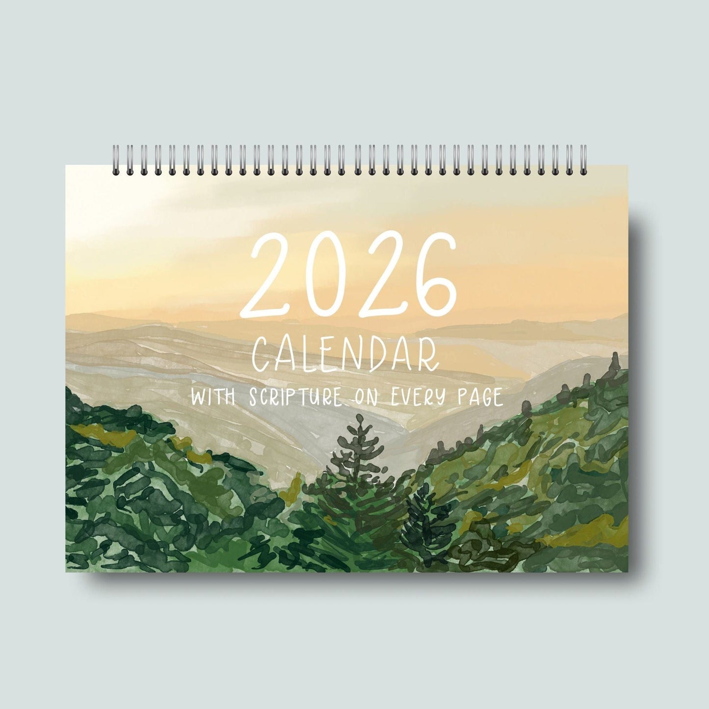 2026 illustrated Christian wall calendar And Hope Designs Calendars, Organizers & Planners