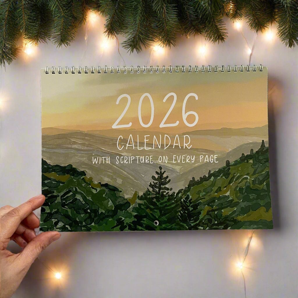 2026 illustrated Christian wall calendar And Hope Designs Calendars, Organizers & Planners