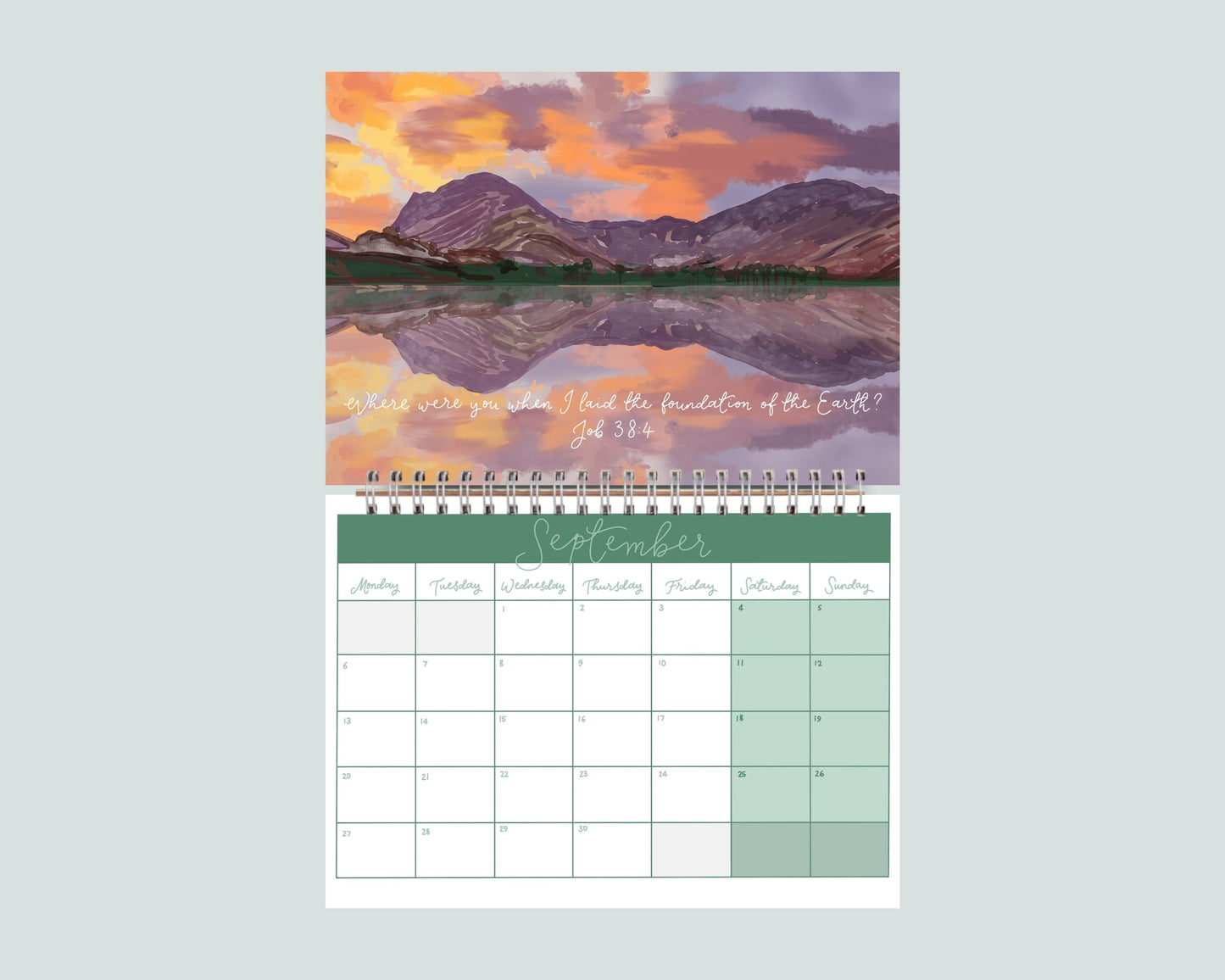 2027 Illustrated Christian Wall Calendar And Hope Designs Calendars, Organizers & Planners