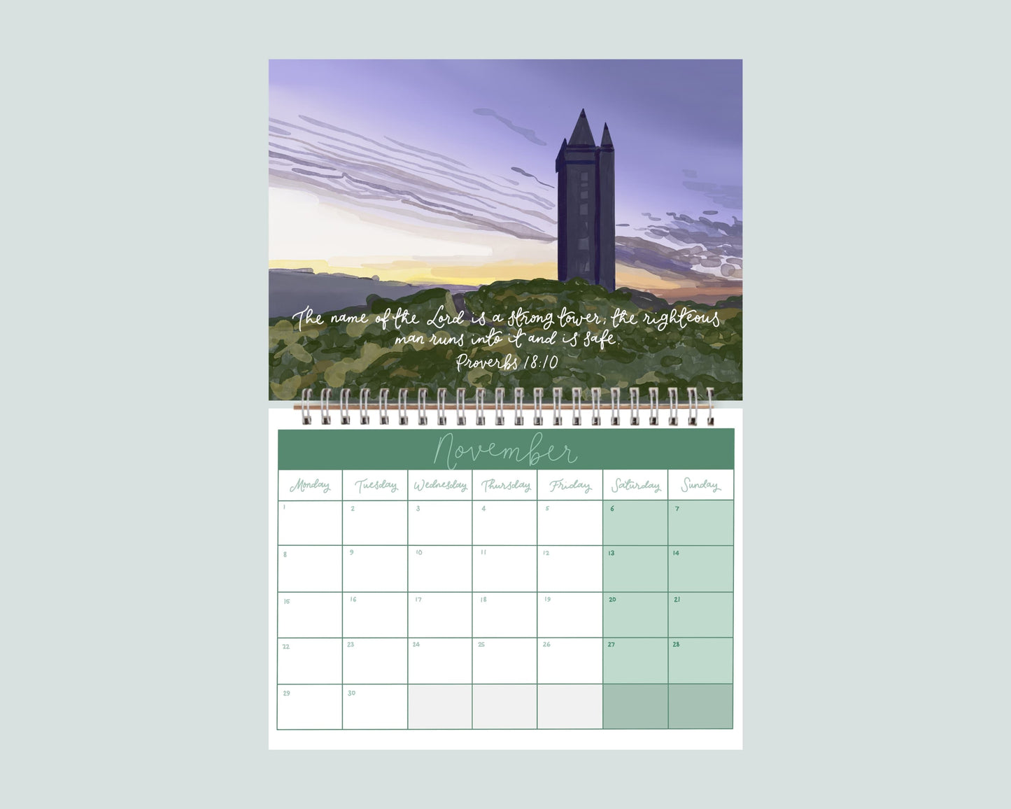 2027 Illustrated Christian Wall Calendar And Hope Designs Calendars, Organizers & Planners