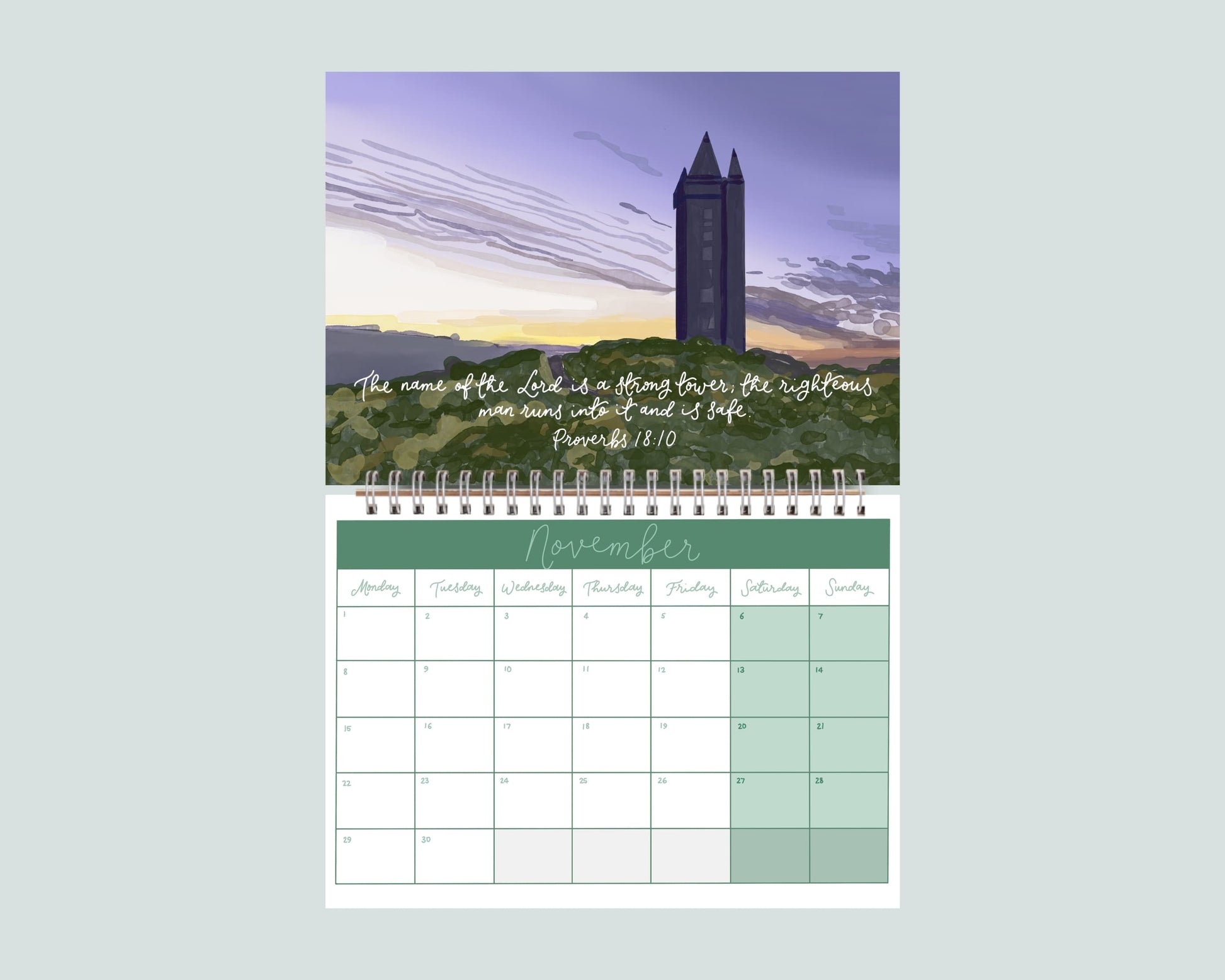 2027 Illustrated Christian Wall Calendar And Hope Designs Calendars, Organizers & Planners