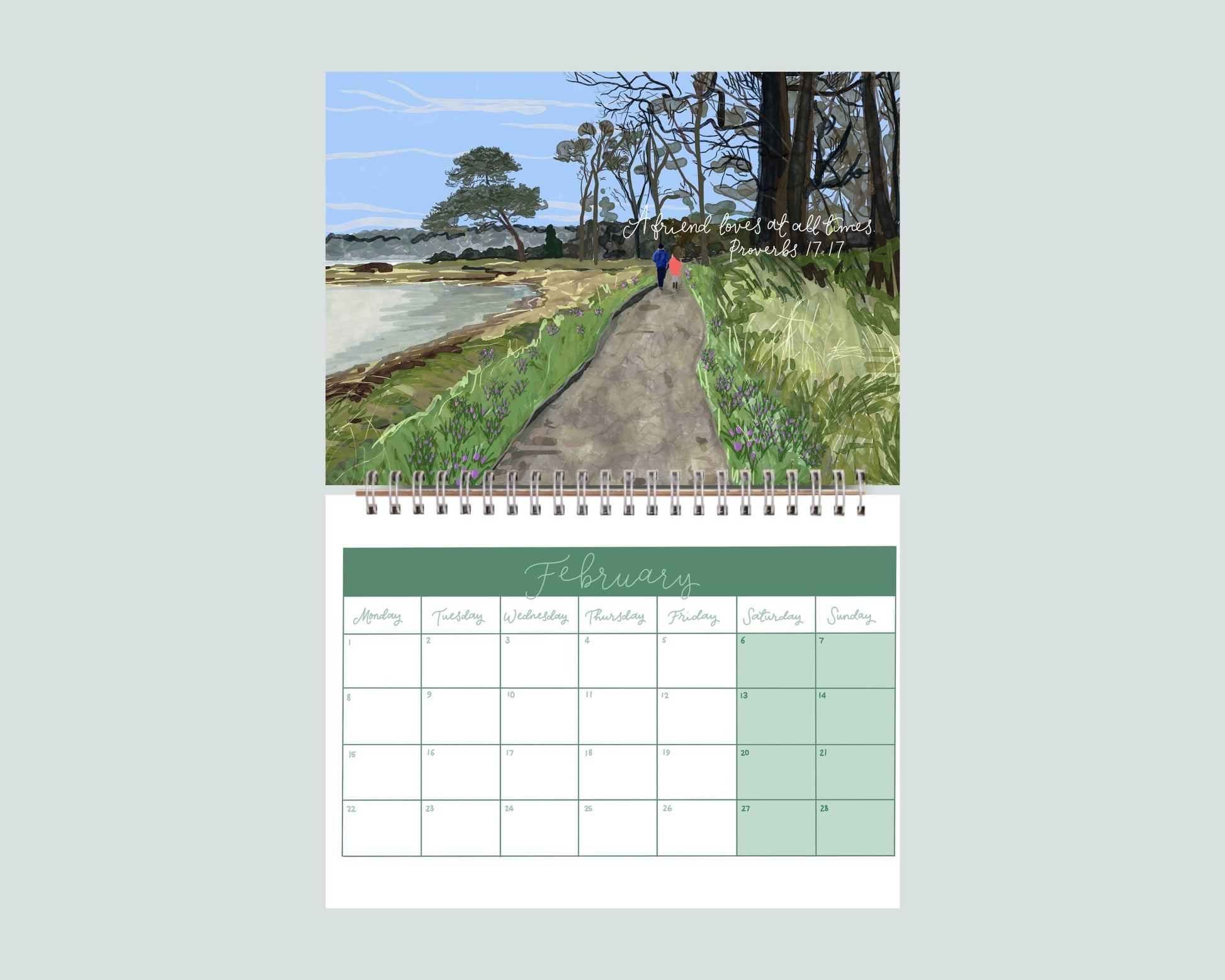 2027 Illustrated Christian Wall Calendar And Hope Designs Calendars, Organizers & Planners