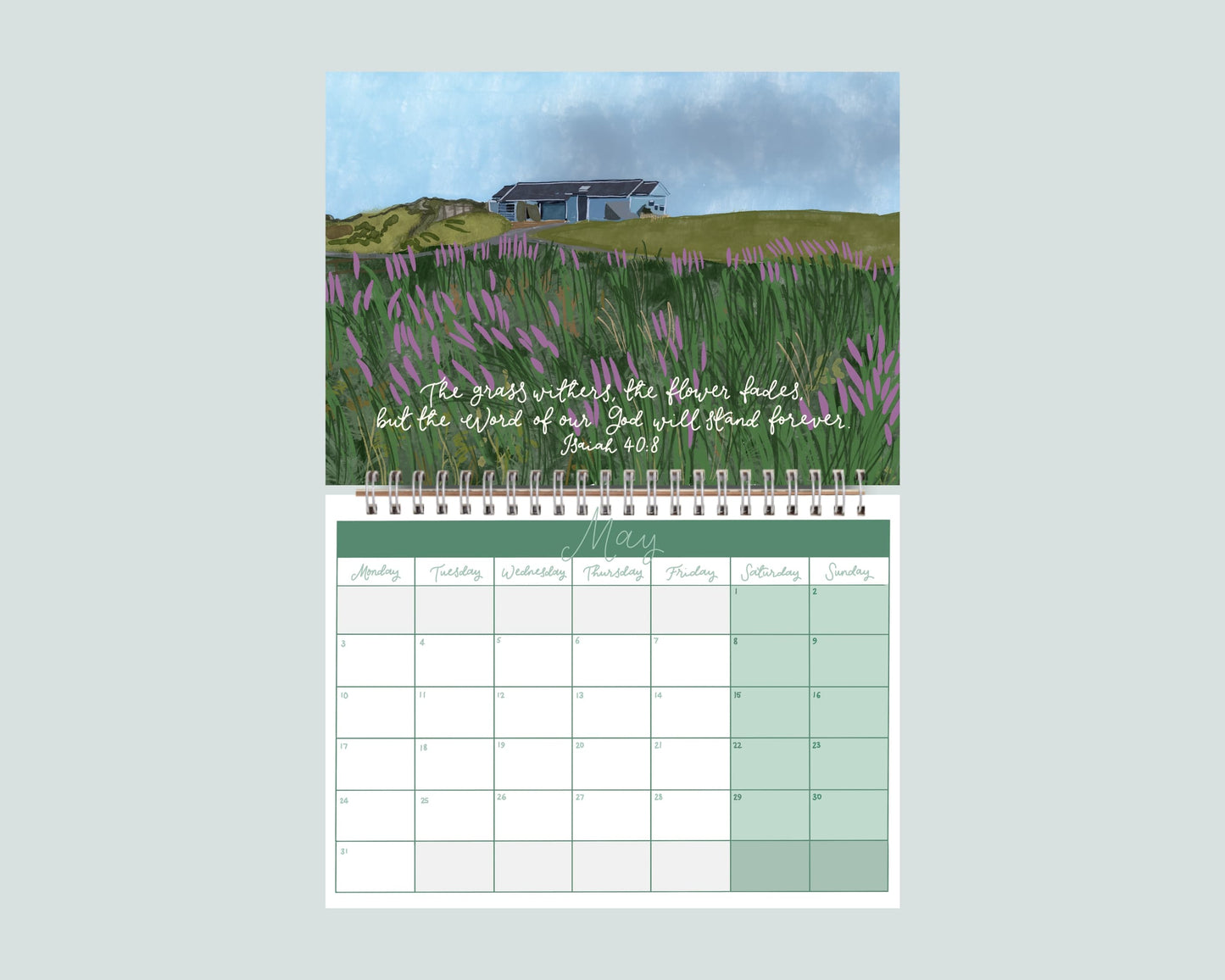 2027 Illustrated Christian Wall Calendar And Hope Designs Calendars, Organizers & Planners