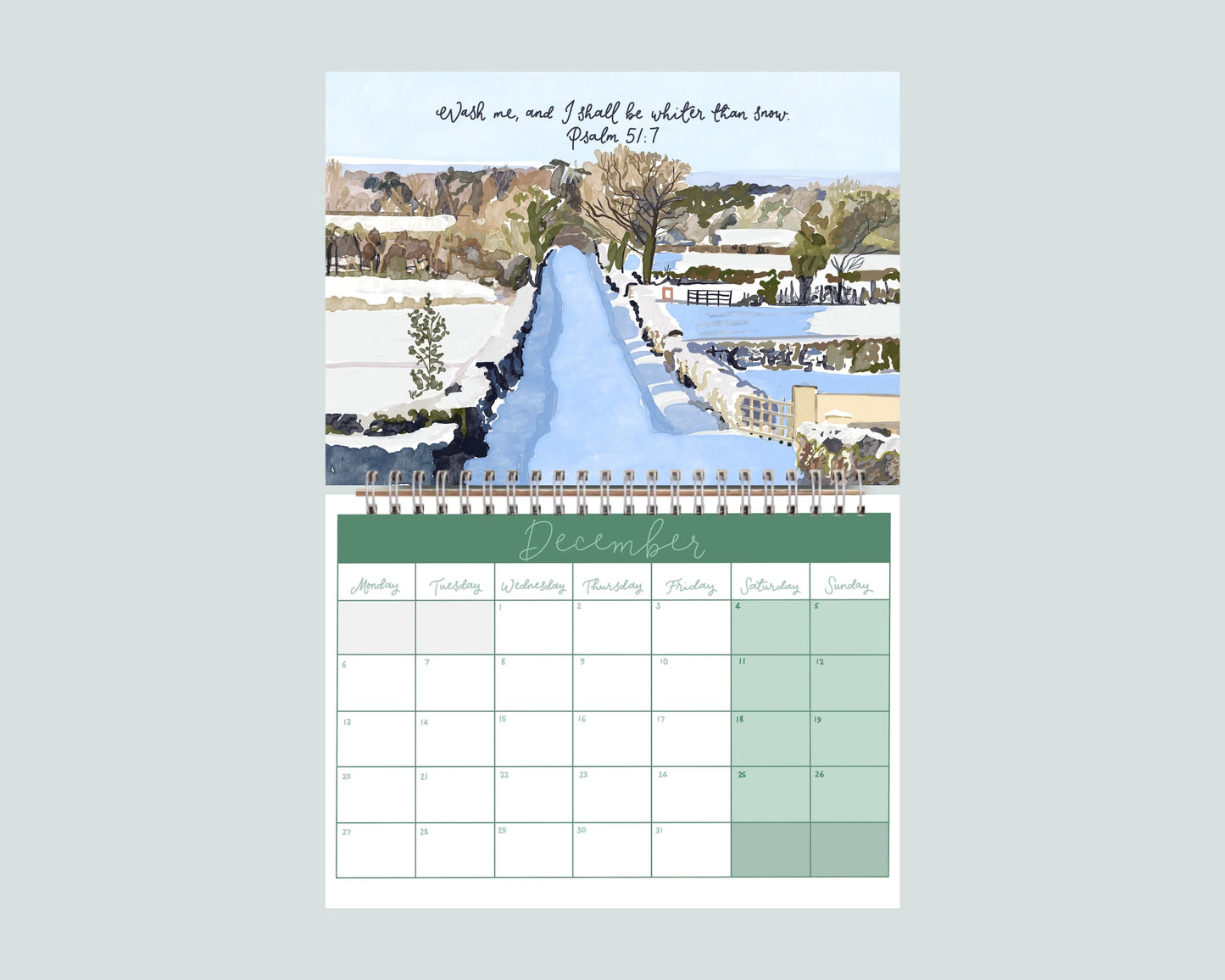 2027 Illustrated Christian Wall Calendar And Hope Designs Calendars, Organizers & Planners