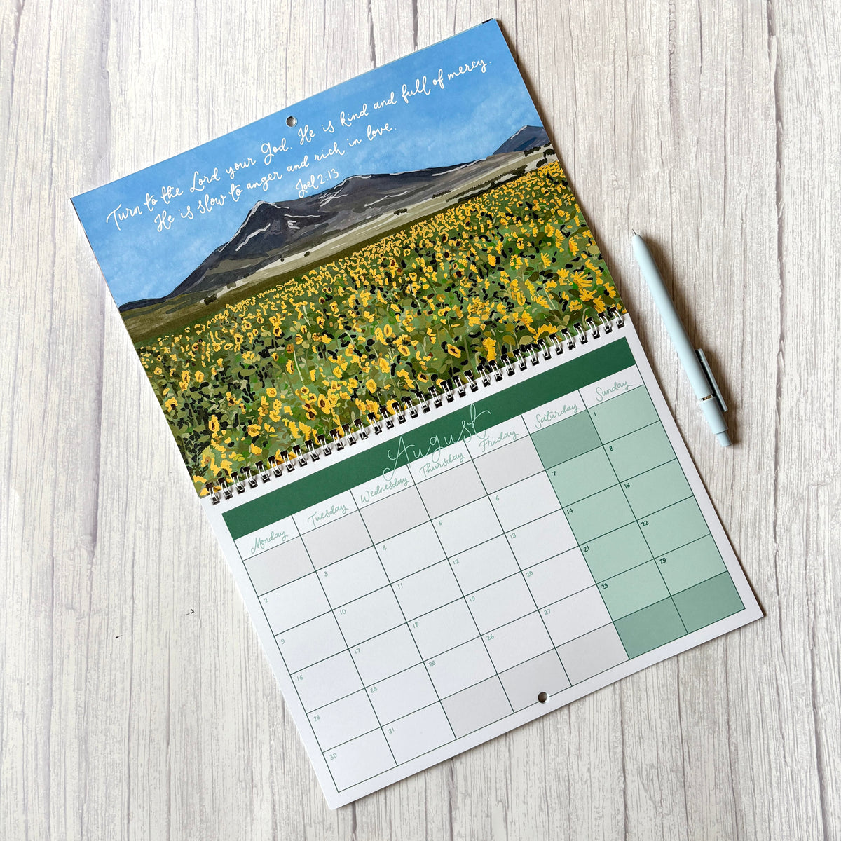 2027 Illustrated Christian Wall Calendar And Hope Designs Calendars, Organizers & Planners