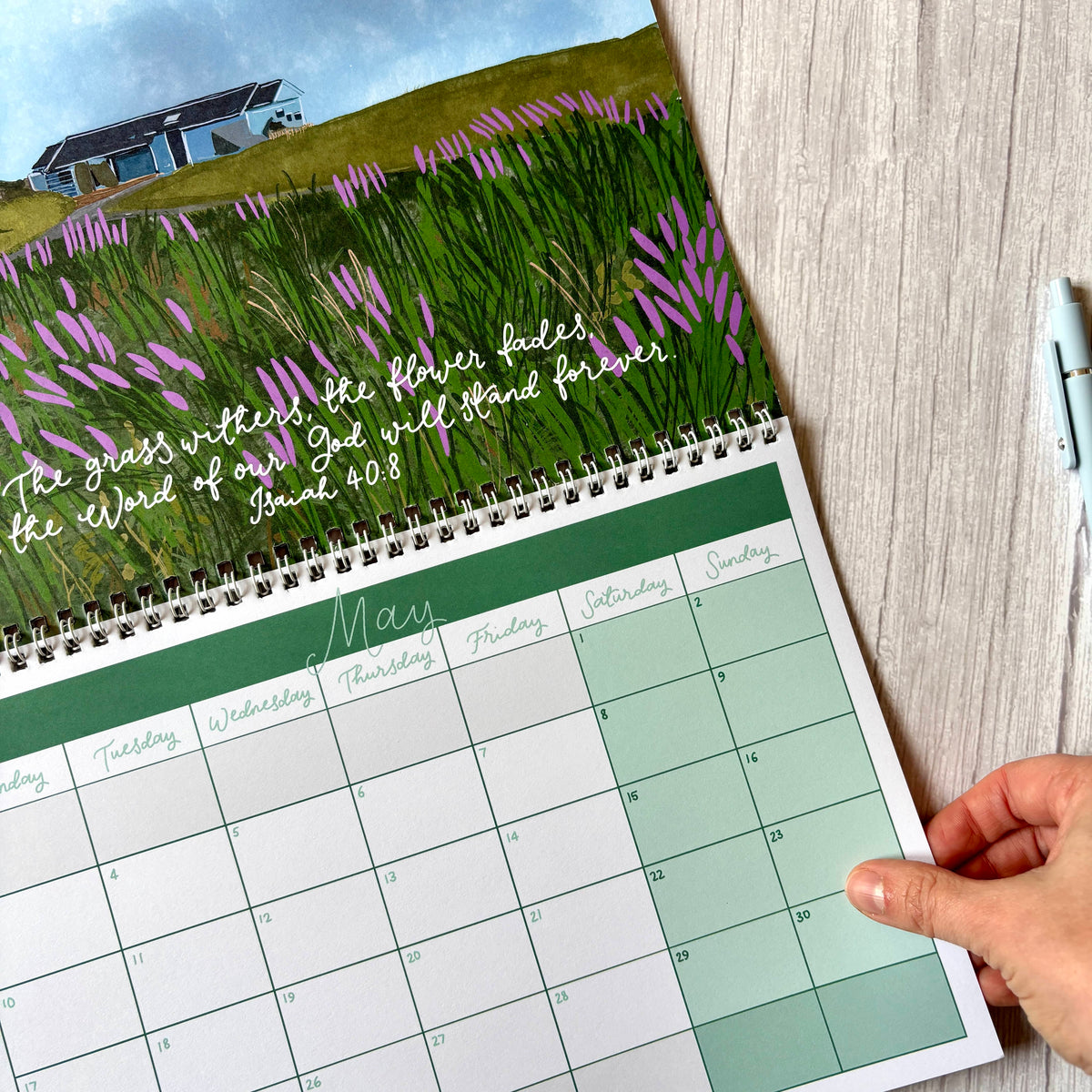 2027 Illustrated Christian Wall Calendar And Hope Designs Calendars, Organizers & Planners