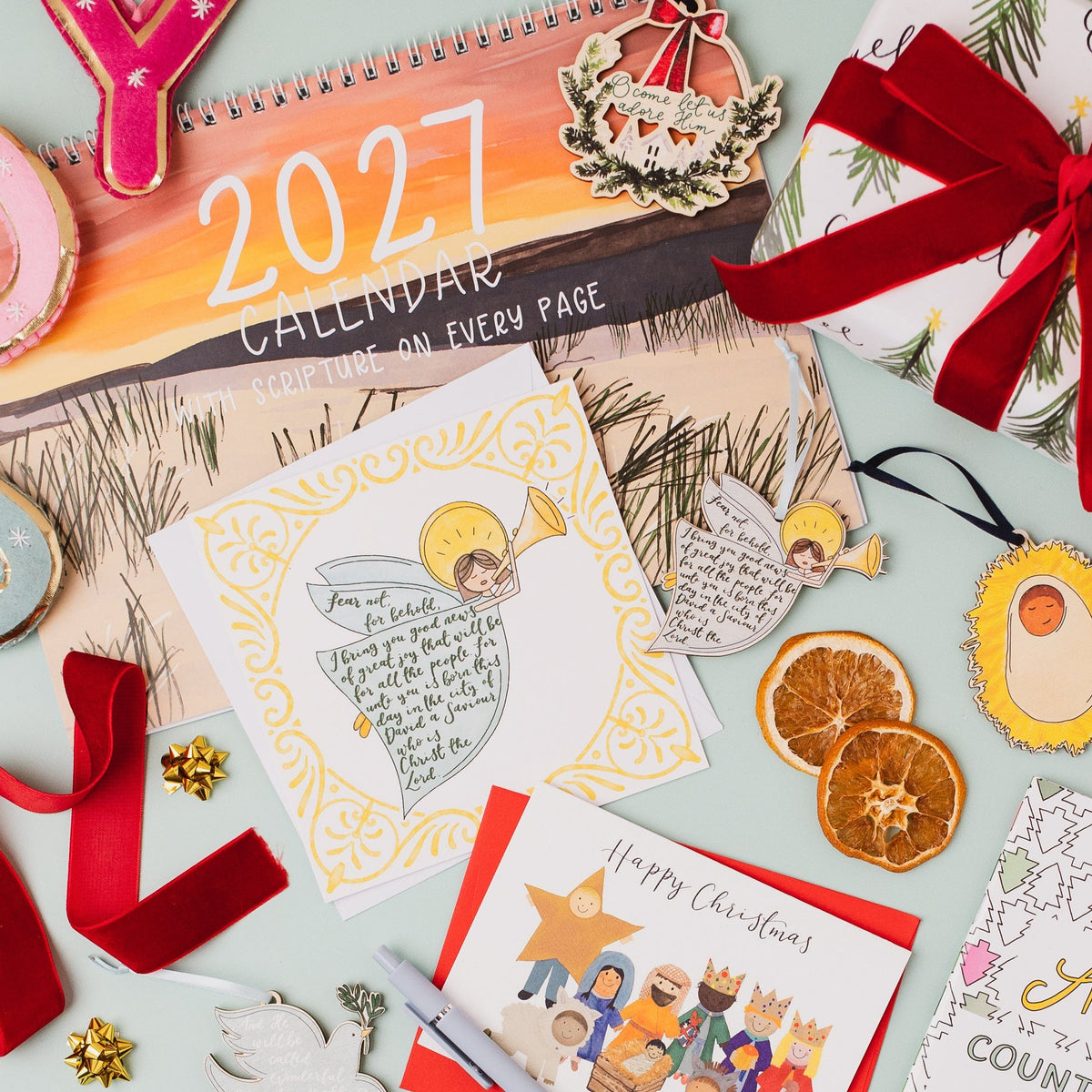 2027 Illustrated Christian Wall Calendar And Hope Designs Calendars, Organizers & Planners