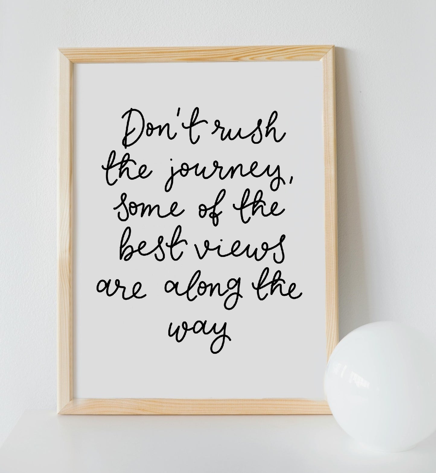 Adventure wall art print - Best Views on the Journey