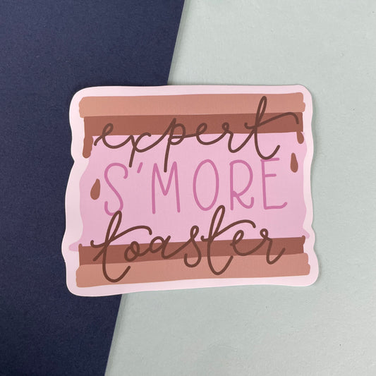 Expert S'more Toaster Vinyl Sticker