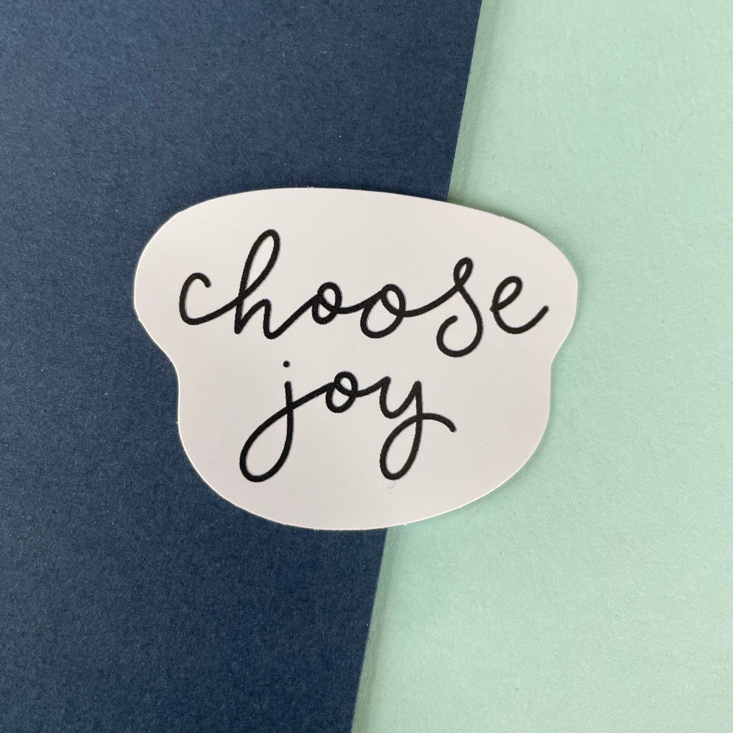 Choose Joy mini vinyl sticker