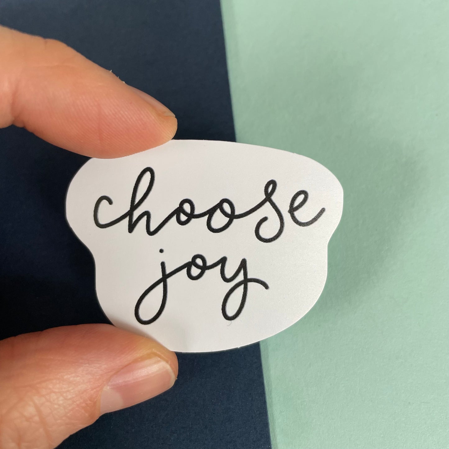 Choose Joy mini vinyl sticker