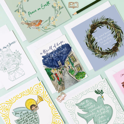 Christian Christmas Card - The Word Became Flesh