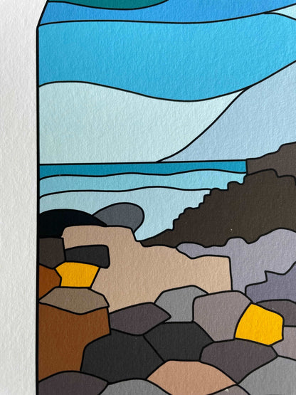 A4 Christian Northern Irish print - Giant’s Causeway And Hope Designs Print